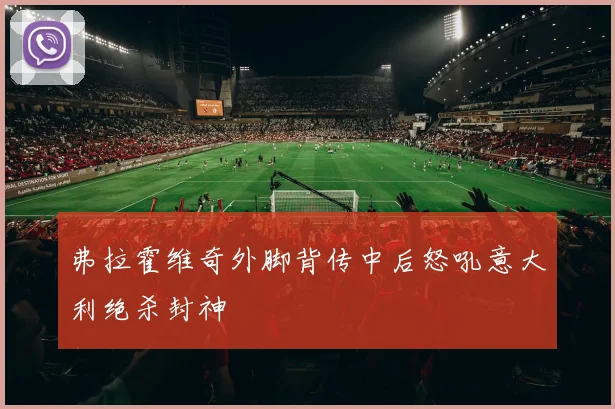 弗拉霍维奇外脚背传中后怒吼意大利绝杀封神