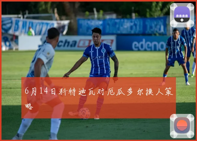 6月14日科特迪瓦对厄瓜多尔换人策略